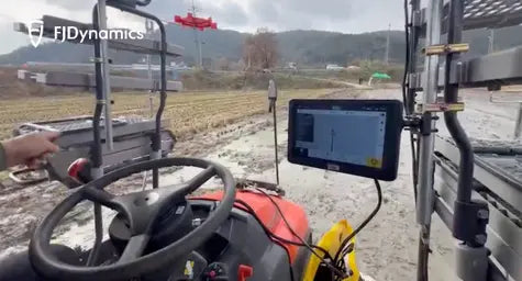 Mirror-Like Land Leveling Precision: FJD AL02 Passes Tough Test in South Korea's Rice Paddy Fields