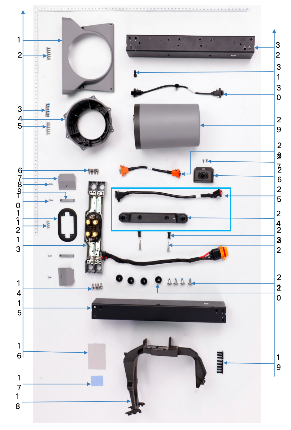 Agras T70P Front Frame(B)