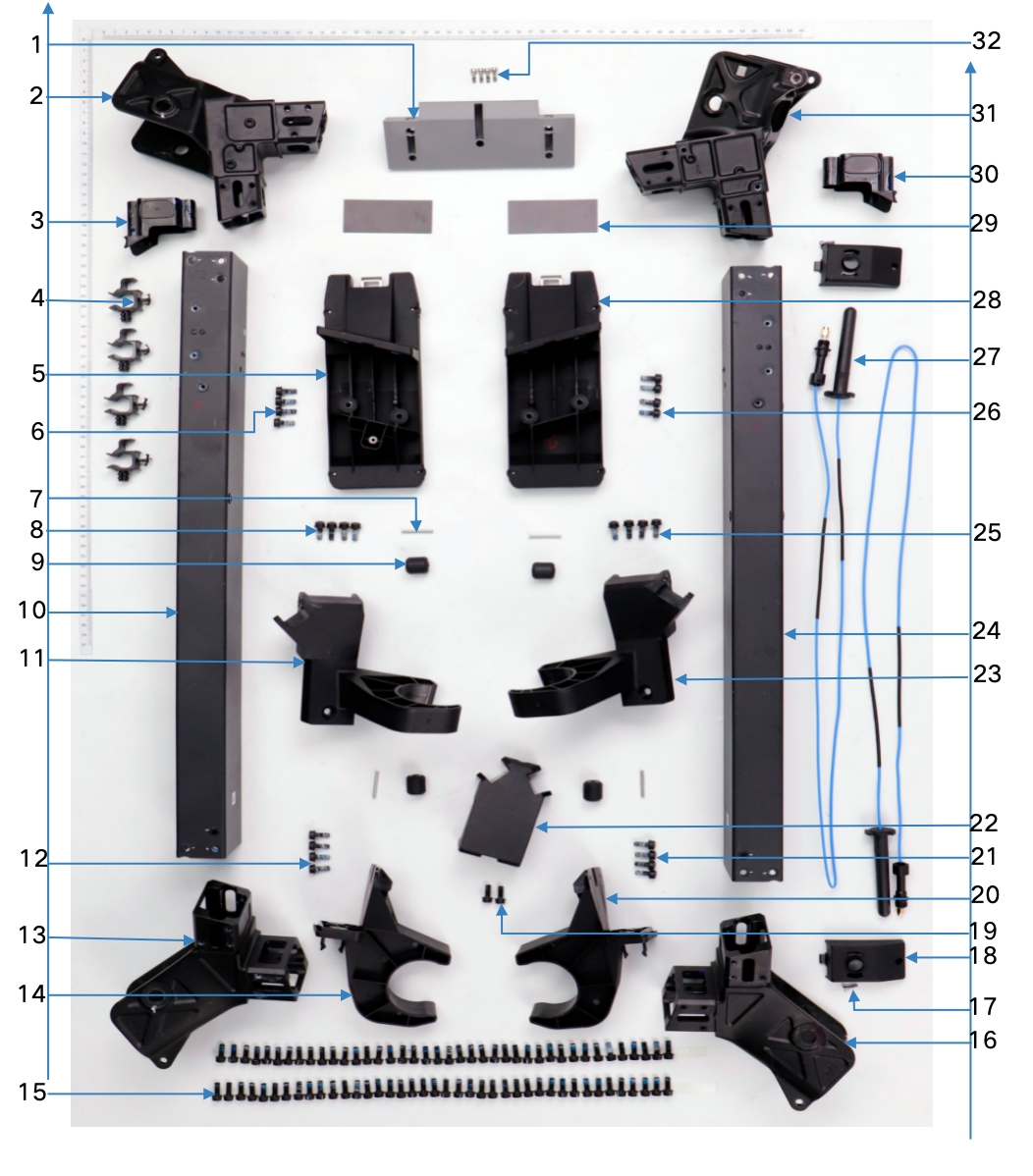 Agras T70P Middle Frame