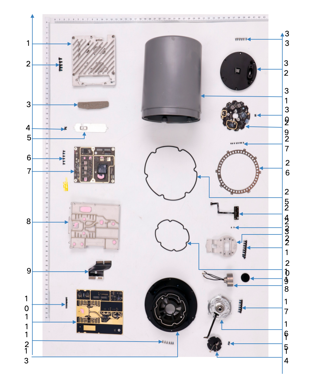 Agras T70P Rear Radar Module