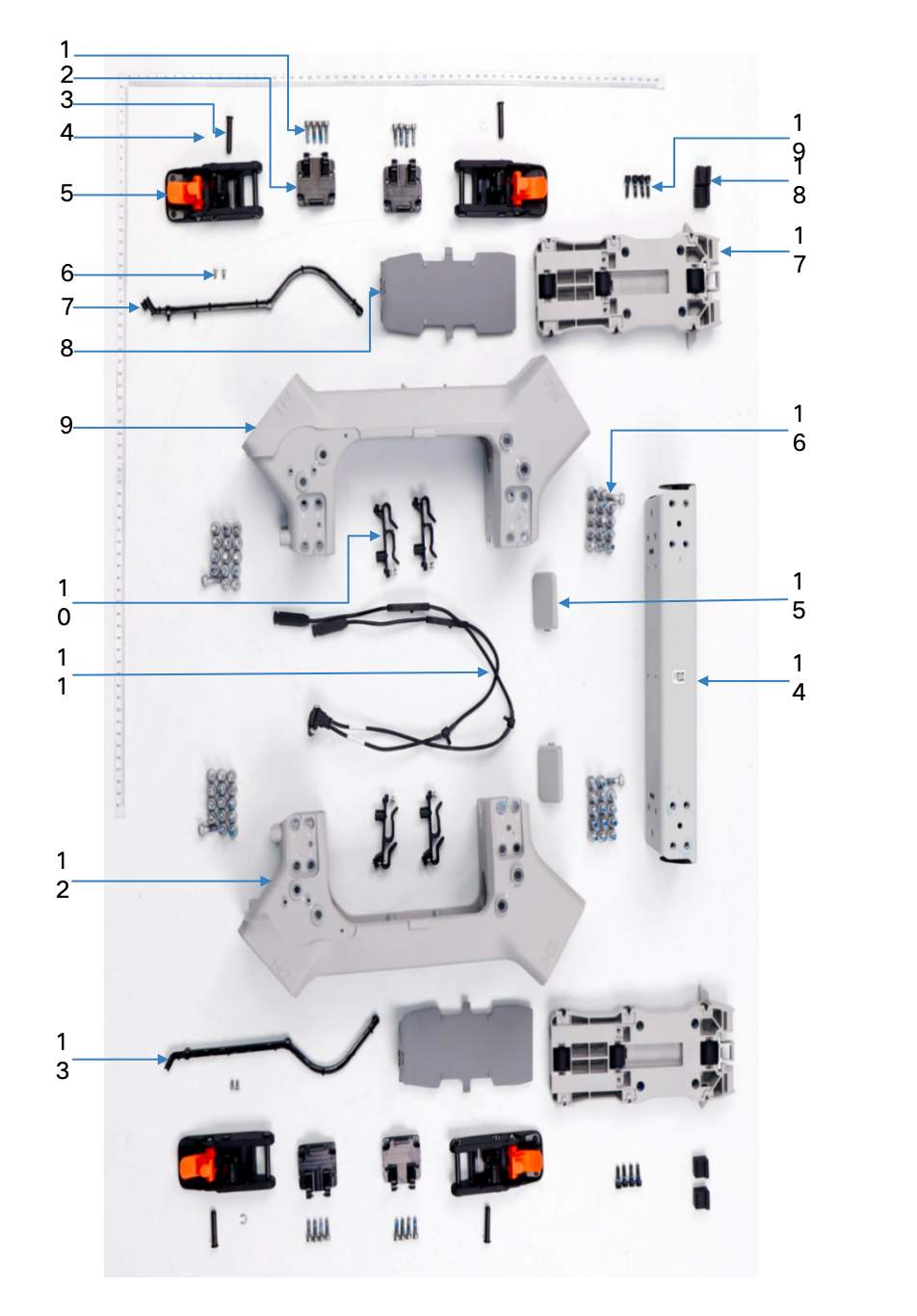 Agras T100 Middle Frame & Rear Frame