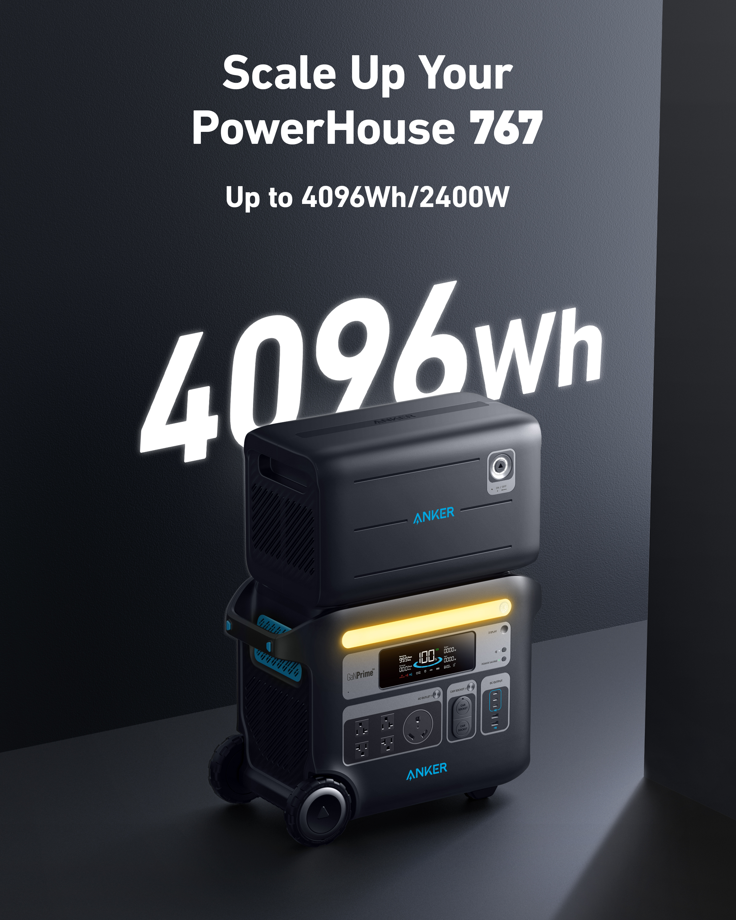 Anker SOLIX BP2000 Expansion Battery - 2,048Wh LFP (For F2000, F2600)