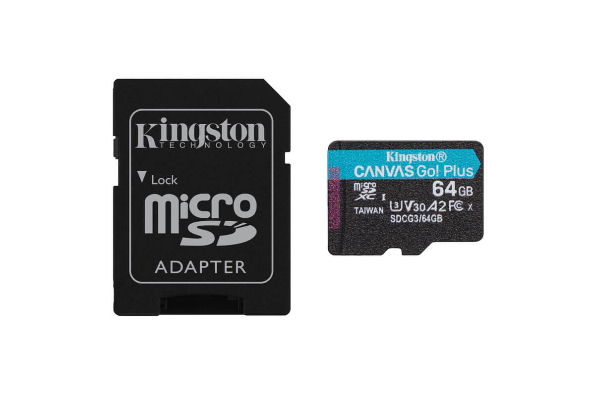 Kingston Canvas Go! Plus microSD Card 64GB