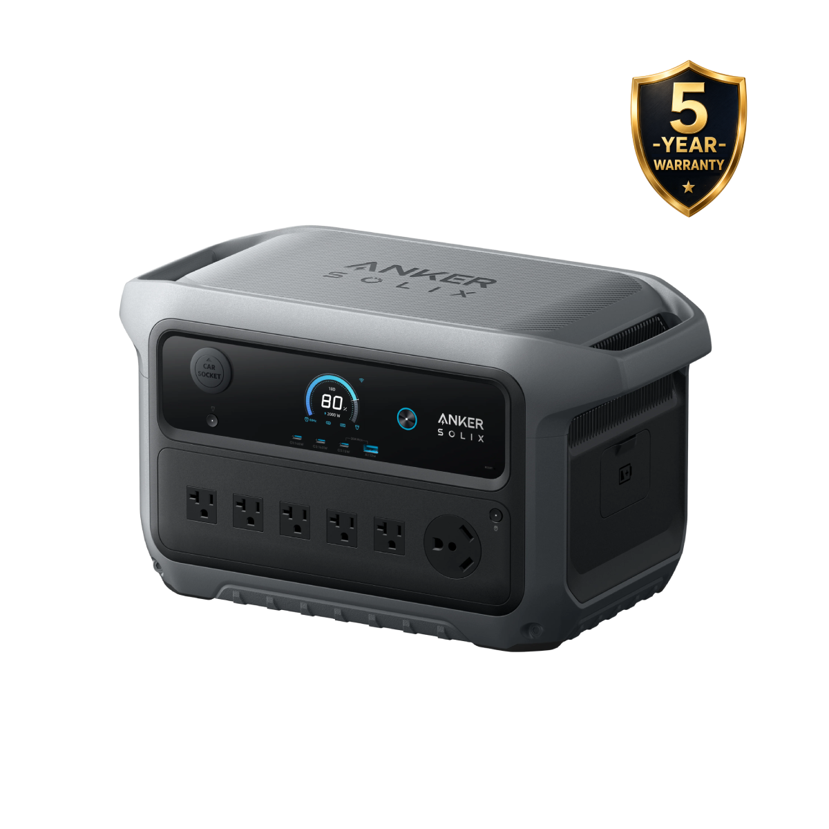 Anker SOLIX C2000X Gen 2 Portable Power Station - 2,048Wh | 2,400W