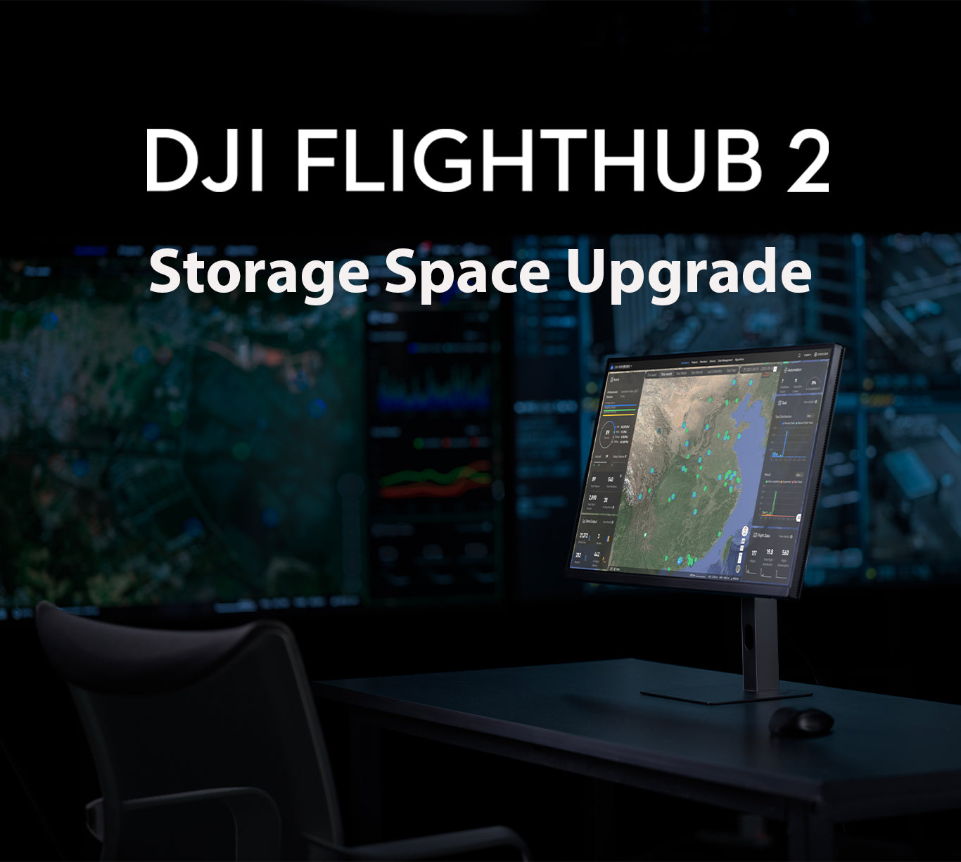 DJI FlightHub 2
Storage Space Upgrade
5TB / Storage Upgrade Package
For Existing FlightHub 2 Accounts