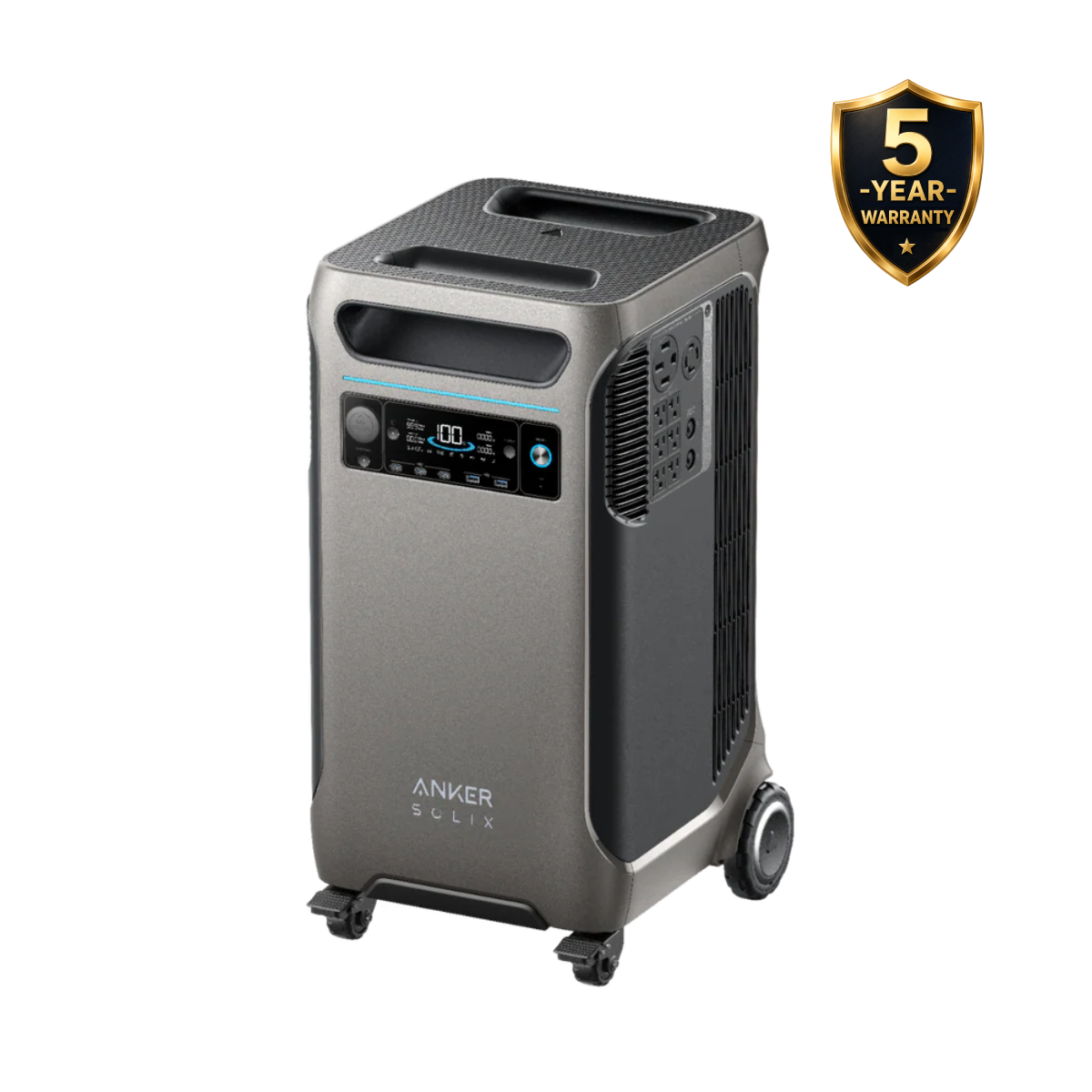 Anker SOLIX F3800 Portable Power Station - 3,840Wh | 6,000W LiFePO4 Battery