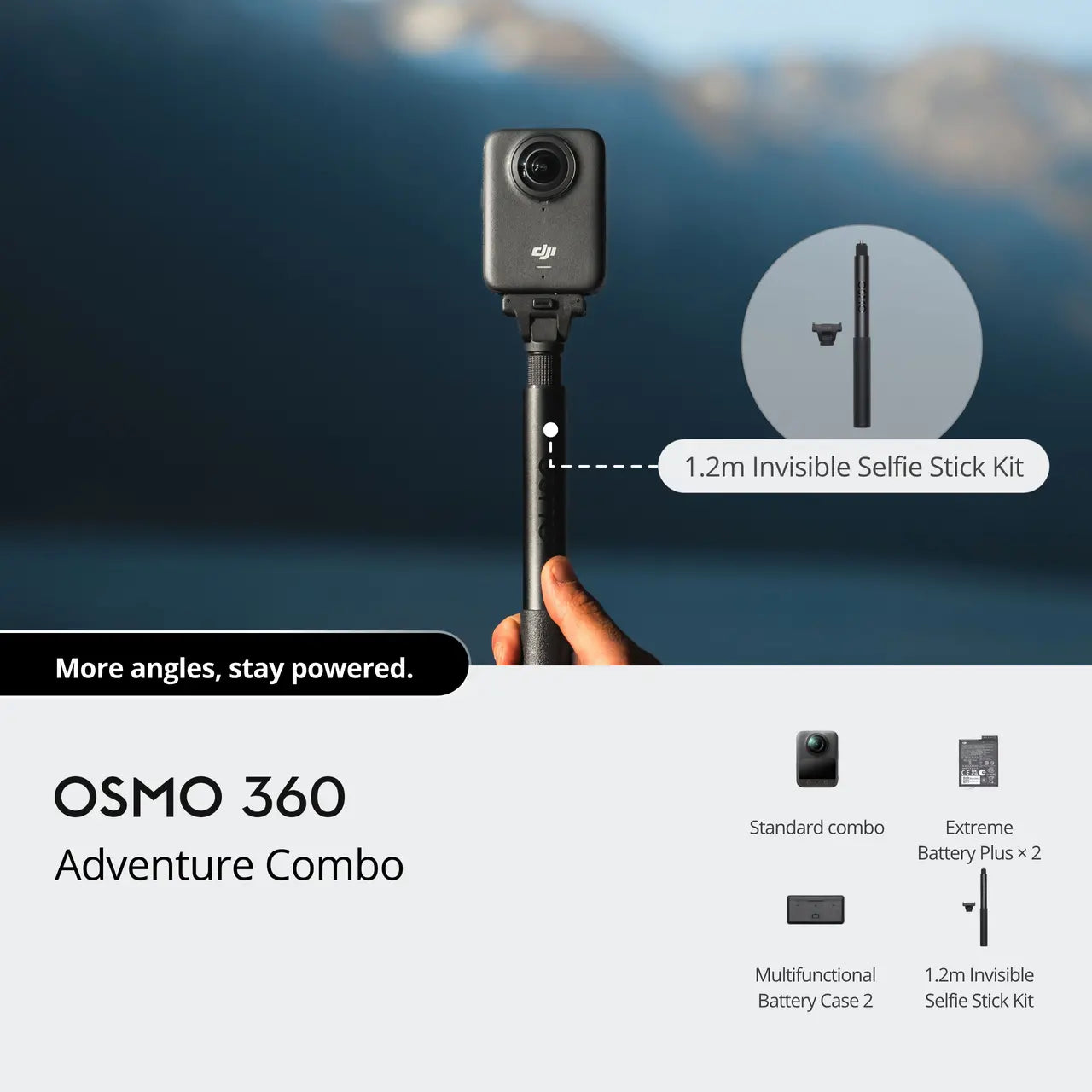 DJI Camera Osmo 360 Adventure Combo Retail