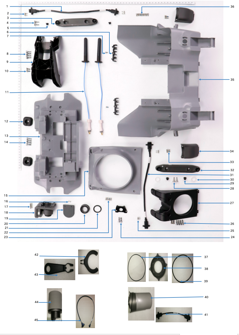 DJI Agras T25 Front Frame Kit