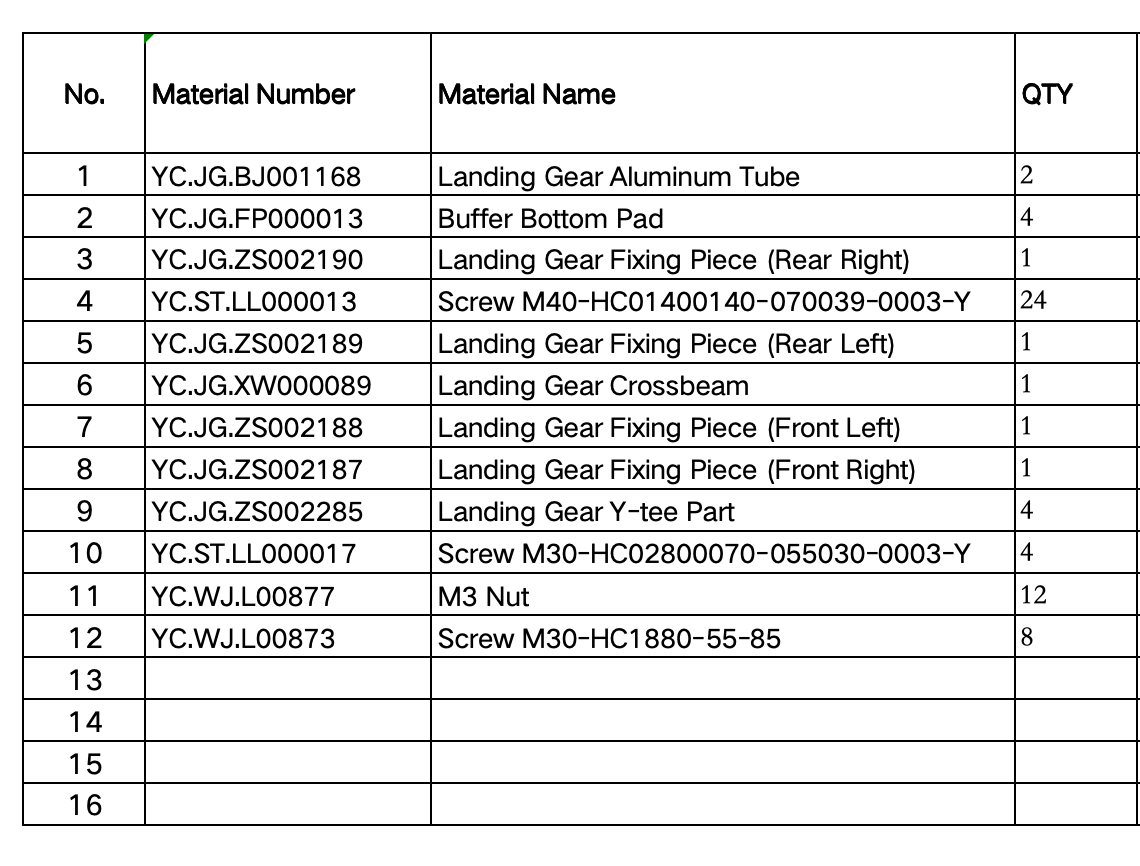 T40 Landing Gear kit2