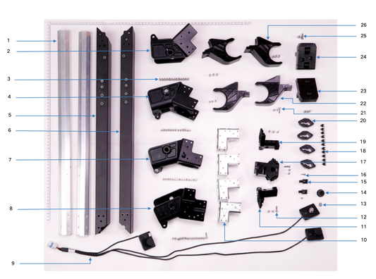 DJI Agras T40 Middle Frame Kit