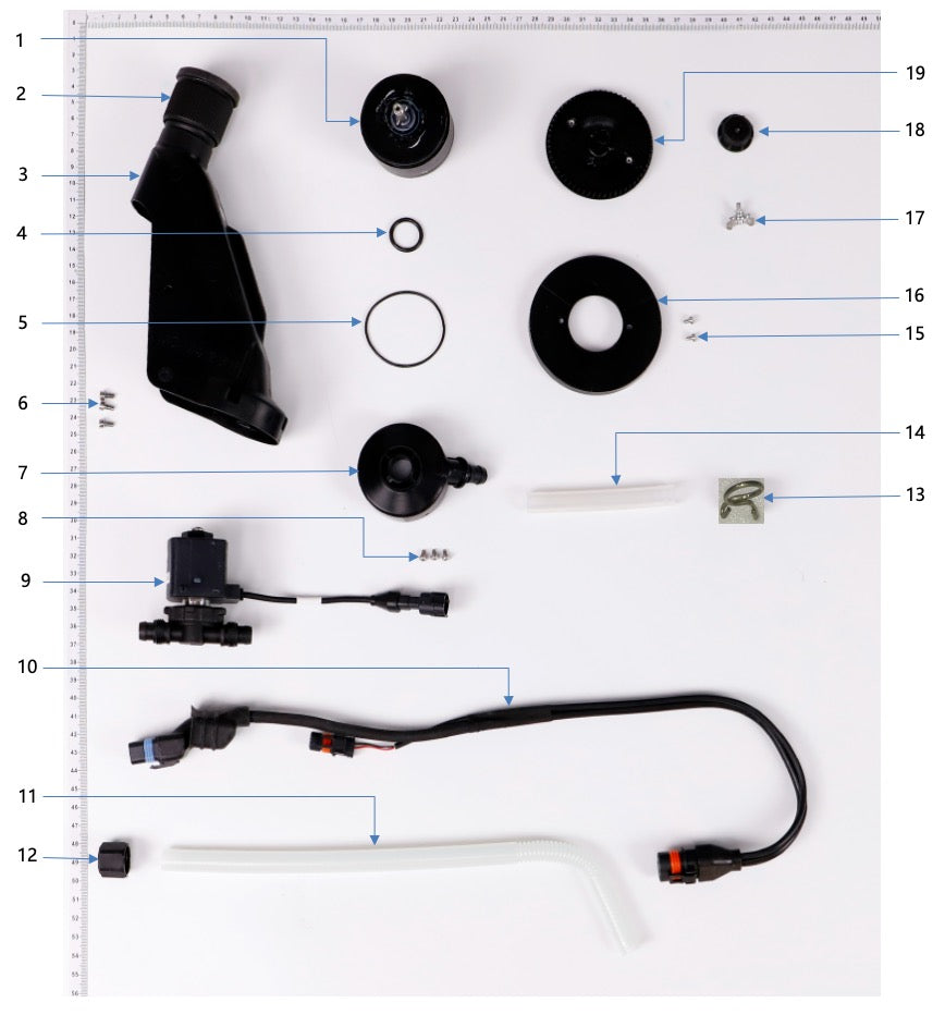 DJI Agras T50 Spray Rod Full Set ( M3/M4 Rear)-Assembled
