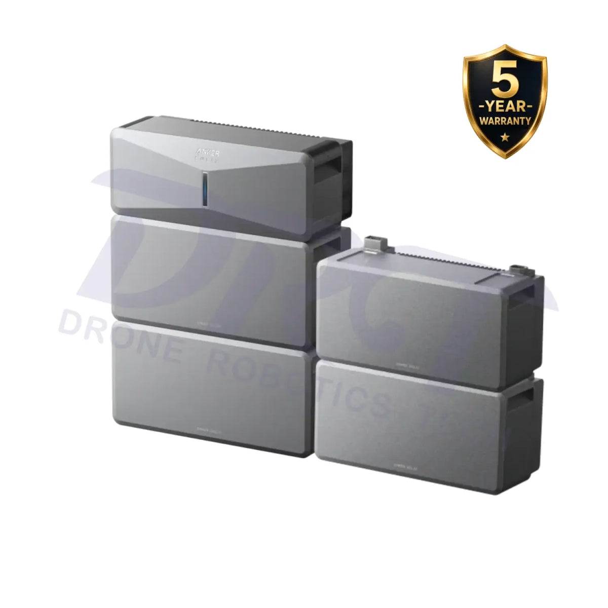 Anker SOLIX E10 Home Backup System - E10 Kit (1x Power Module + 4x Battery) - Portable Power Stations