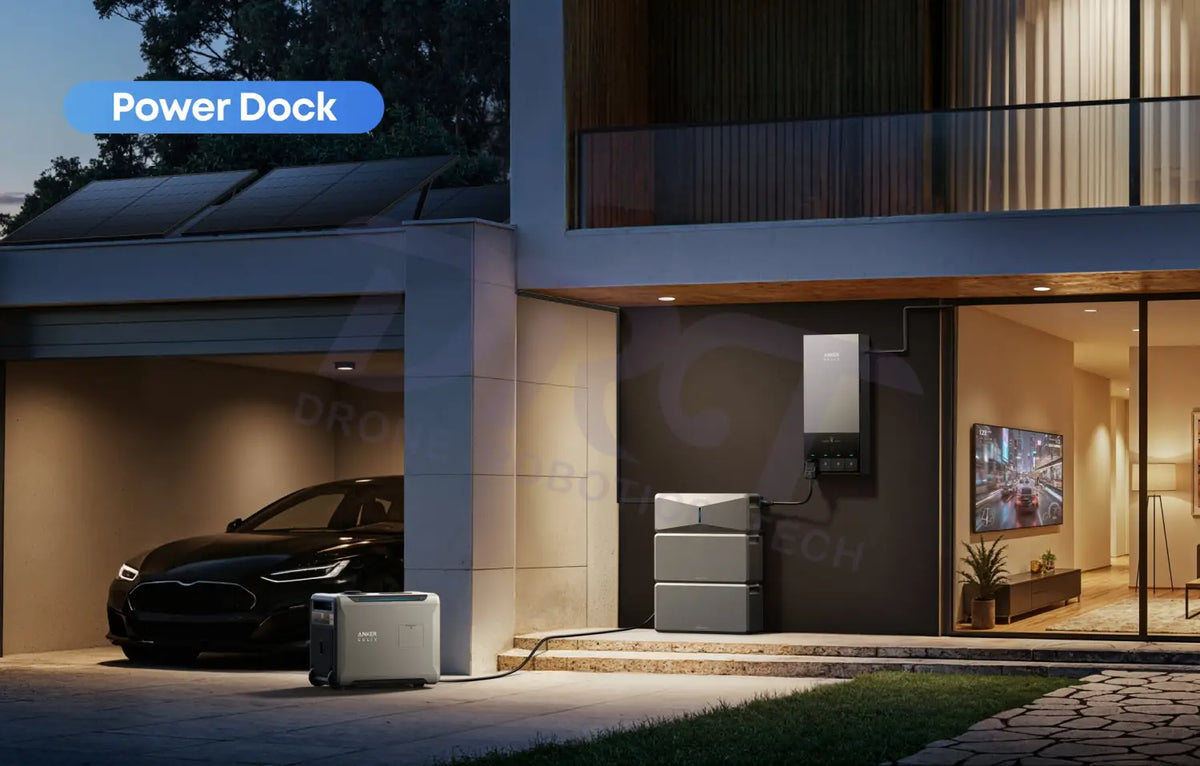 Anker SOLIX E10 Home Backup System with Power Dock - Portable Power Stations