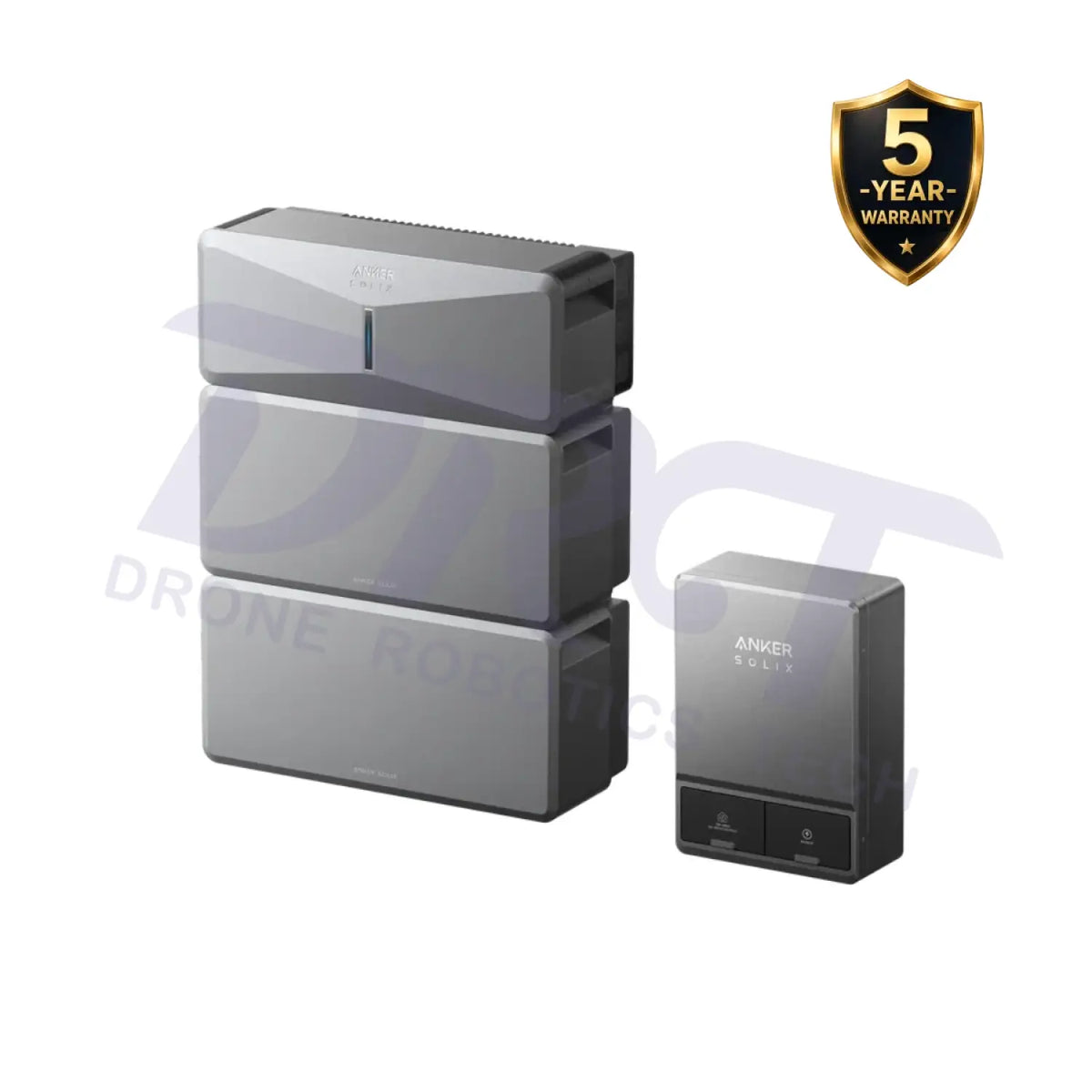 Anker SOLIX E10 Home Backup System with Smart Inlet Box - E10 Kit (1×Power Module + 2× Battery + Smart Inlet Box)