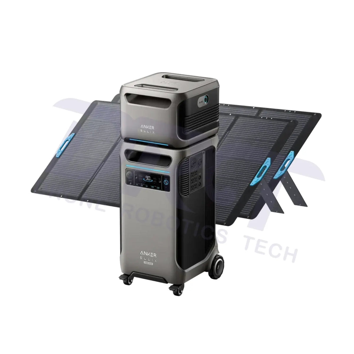 Anker SOLIX F3800 Plus Portable Power Station - 3,840Wh | 6,000W - F3800 Plus + BP3800 + 2× PS400 Ultimate Kit