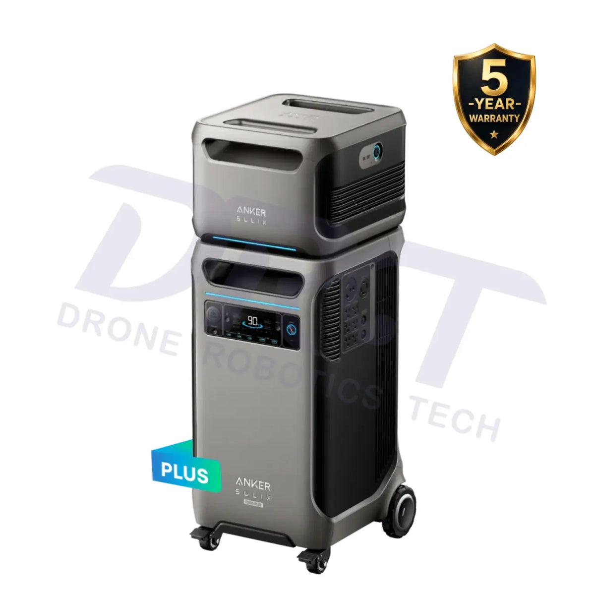 Anker SOLIX F3800 Plus Portable Power Station - 3,840Wh | 6,000W - F3800 Plus + BP3800 Expansion - Portable Power