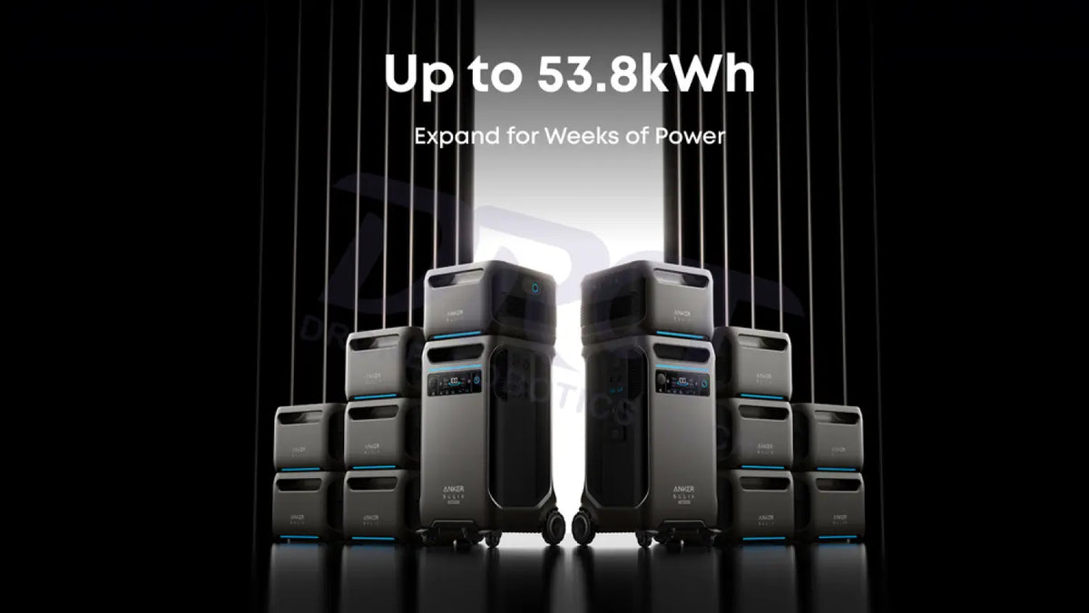 Anker SOLIX F3800 Plus Portable Power Station - 3,840Wh | 6,000W-up to 53.8hWh