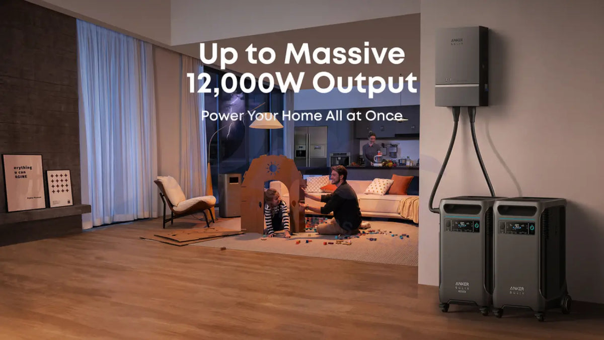 Anker SOLIX F3800 Plus Portable Power Station - 3,840Wh | 6,000W - Portable Power Stations