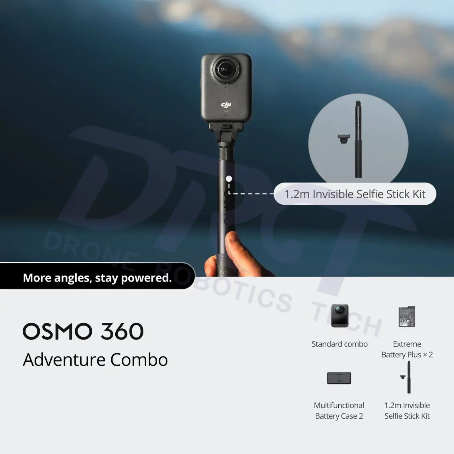 DJI Camera Osmo 360 Adventure Combo Retail - Camera