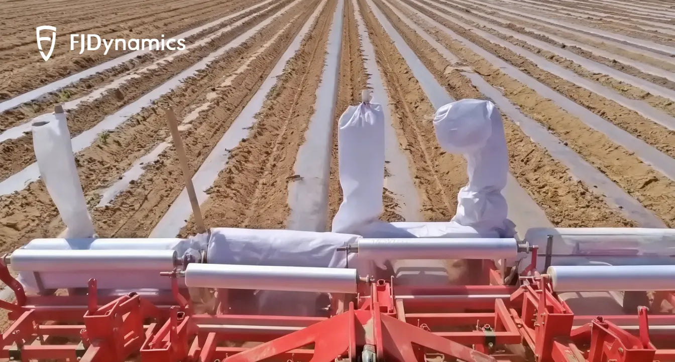 Film Mulching for Vegetable Planting: How FJD Autosteering Boosts Farming Precision and Efficiency