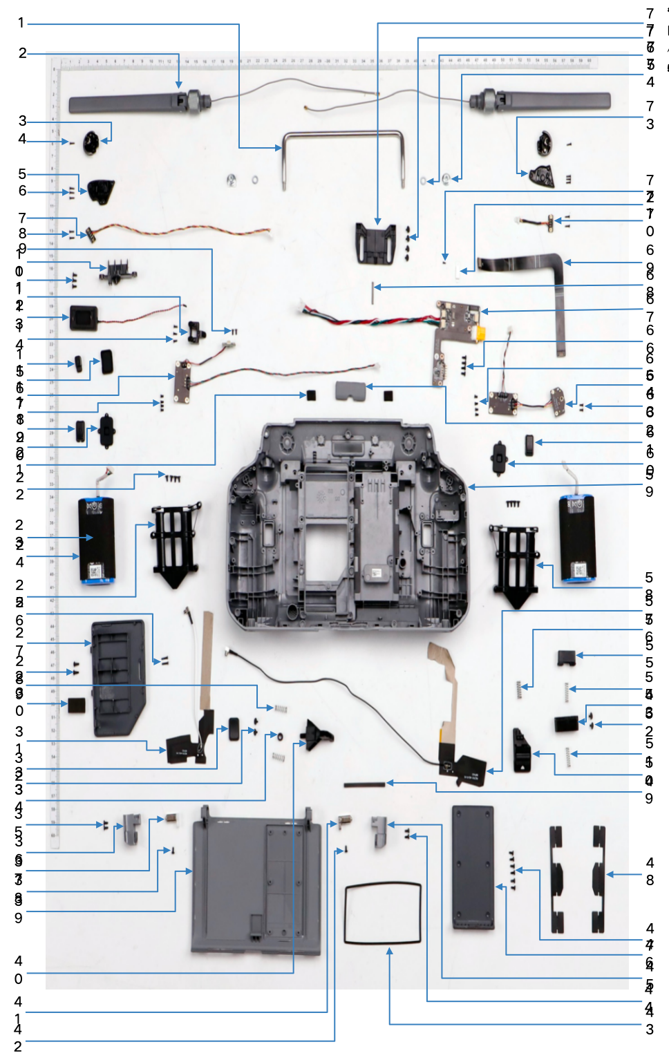 T100/T70 Remote Controller Rear Shell – Drone Robotics Tech