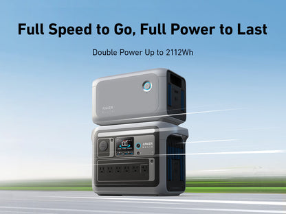 Anker SOLIX BP1000X Expansion Battery - 1,056Wh LFP (For Anker SOLIX C1000X)