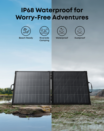 Anker SOLIX PS200 Bifacial Portable Solar Panel ｜200W Foldable Solar Charger
