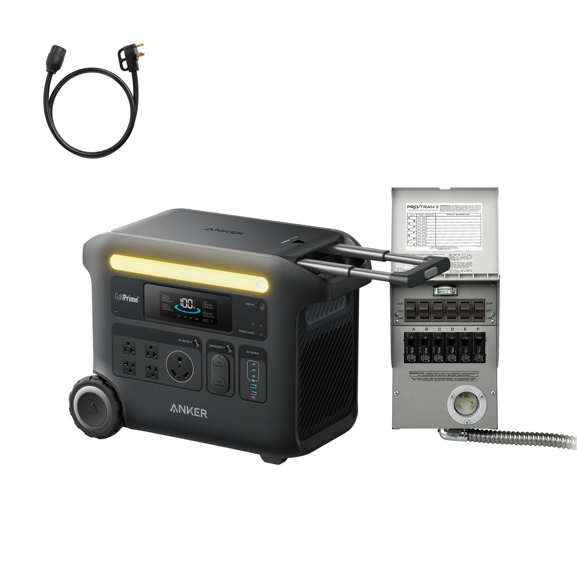 Anker SOLIX F2600 Portable Power Station - 2,560Wh | 2,400W