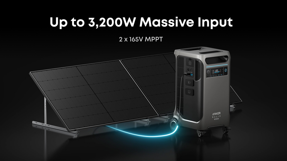 Anker SOLIX F3800 Plus Portable Power Station - 3,840Wh | 6,000W