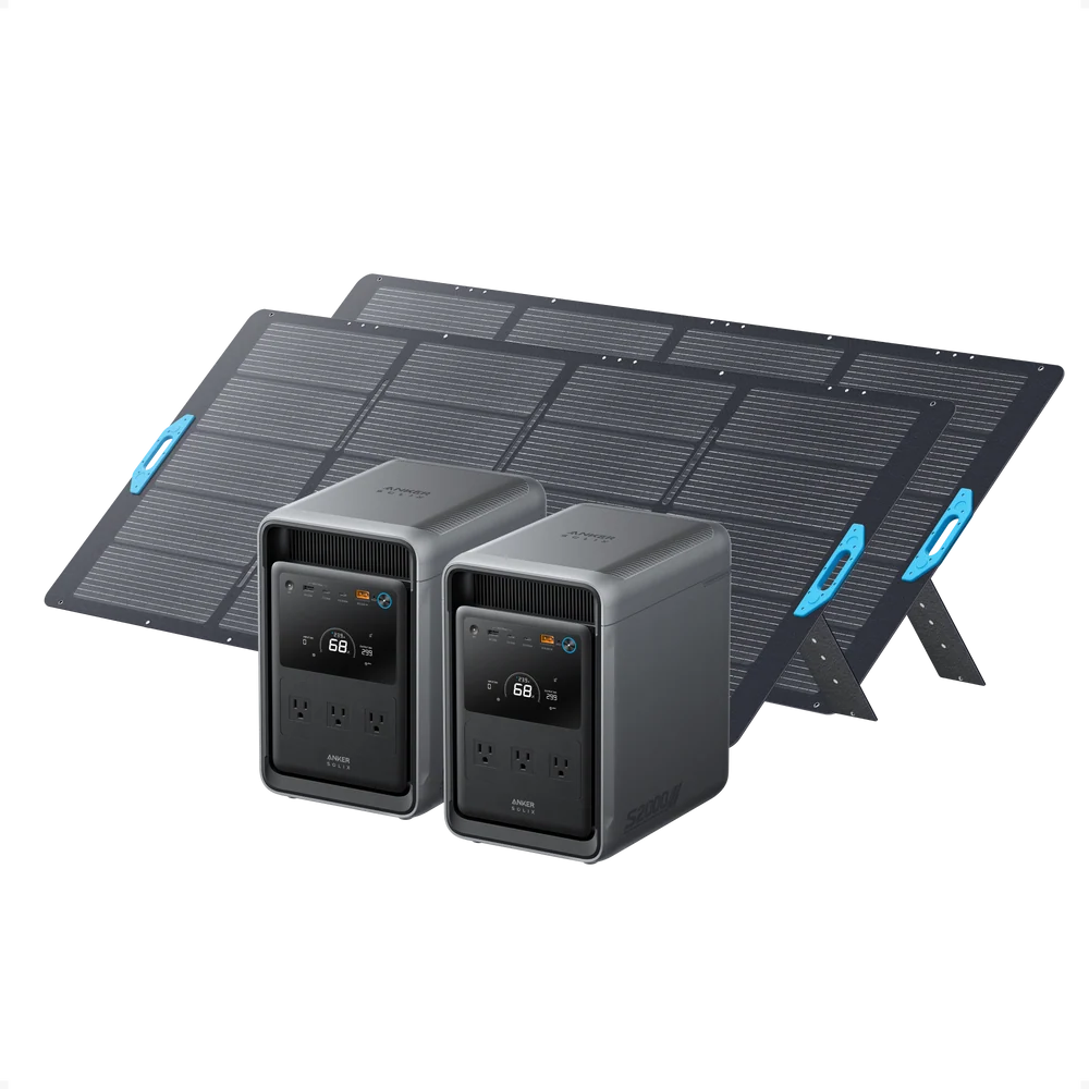 Anker SOLIX S2000 Solar Generator + 400W Portable Solar Panel