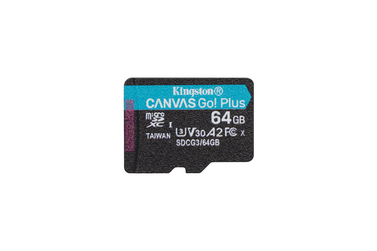 Kingston Canvas Go! Plus microSD Card 64GB
