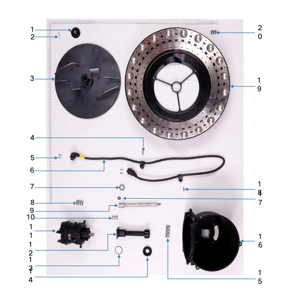 Agras T100 Spreader Spinner Kit