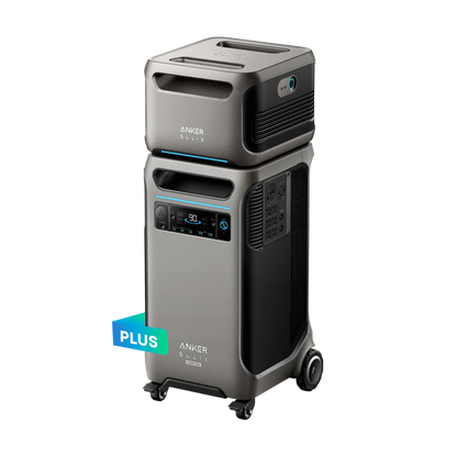 Anker SOLIX F3800 Plus Portable Power Station - 3,840Wh | 6,000W (Refurbished)