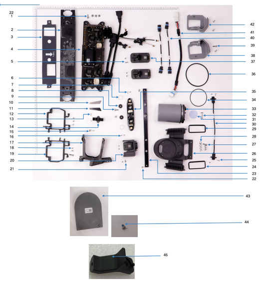 DJI Agras T40 Front Frame kit