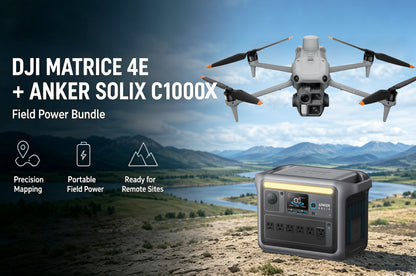 DJI Matrice 4E+Anker SOLIX C1000X Survey Field Power Bundle