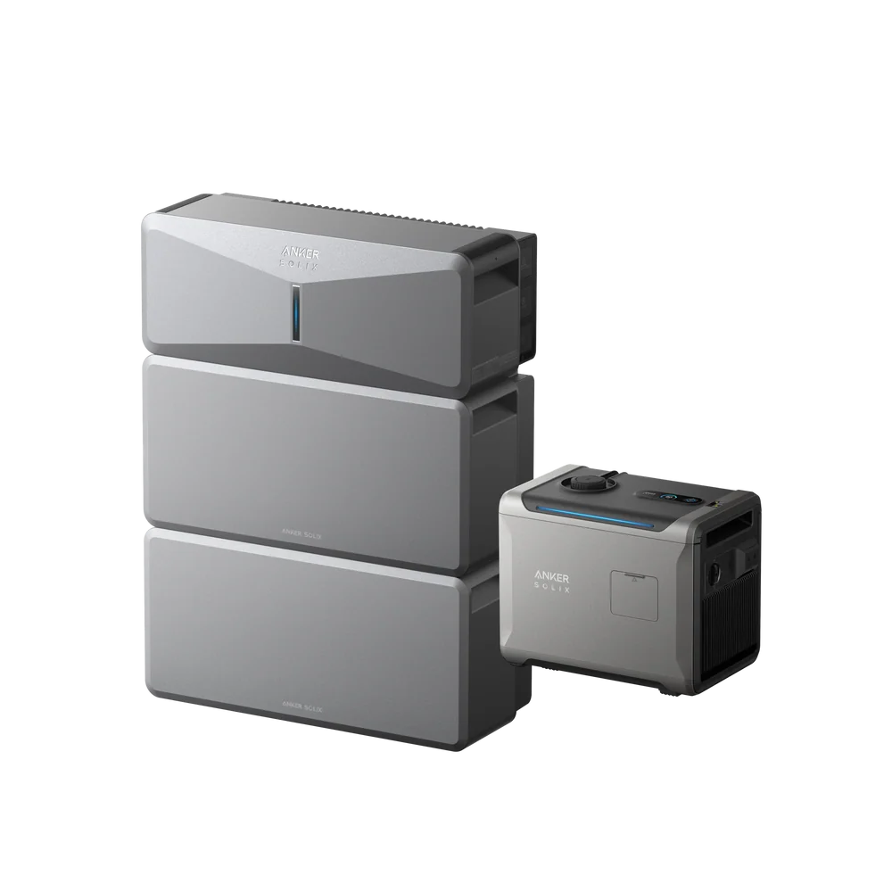 Anker SOLIX E10 (Power Module + 2× Battery) + Smart Generator 5500