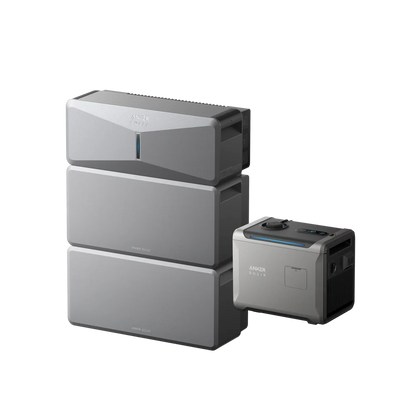 Anker SOLIX E10 (Power Module + 2× Battery) + Smart Generator 5500