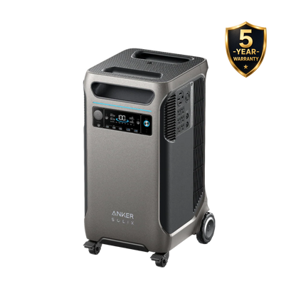 Anker SOLIX F3800 Portable Power Station - 3,840Wh | 6,000W LiFePO4 Battery