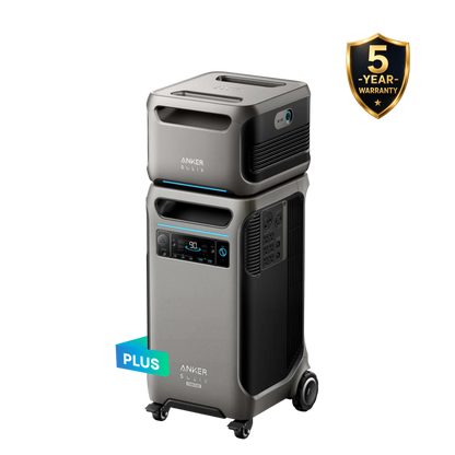 Anker SOLIX F3800 Plus Portable Power Station - 3,840Wh | 6,000W