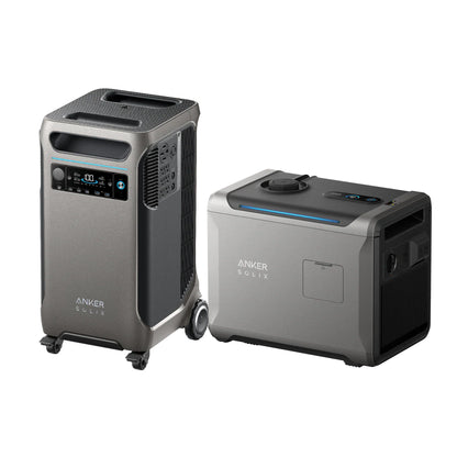 Anker SOLIX F3800 Portable Power Station - 3,840Wh | 6,000W LiFePO4 Battery (Refurbished)