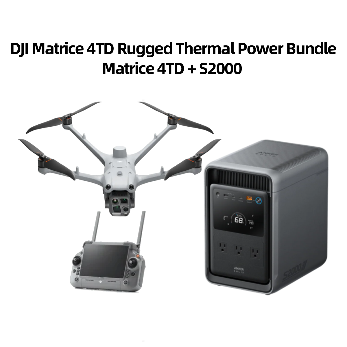 DJI Matrice 4TD + Anker SOLIX S2000 Rugged Thermal Power Bundle