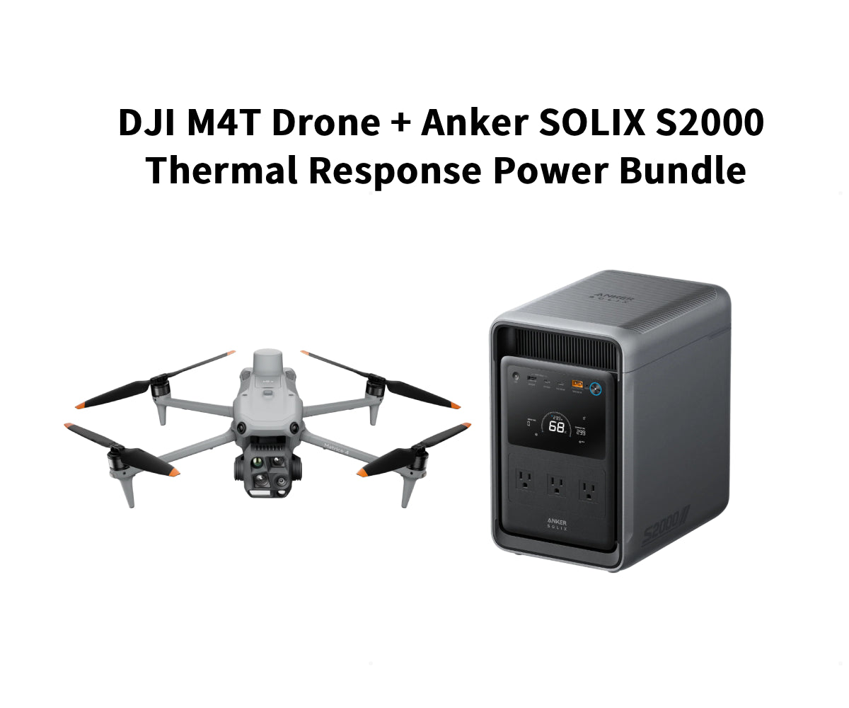 DJI Matrice 4T + Anker SOLIX S2000 Thermal Response Power Bundle