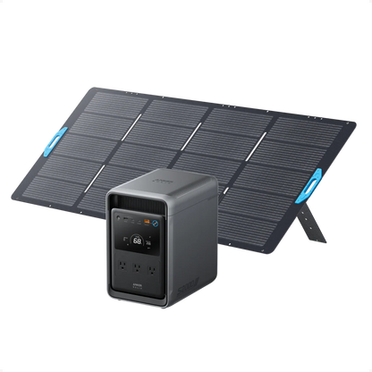 Anker SOLIX S2000X Solar Generator + 400W Portable Solar Panel