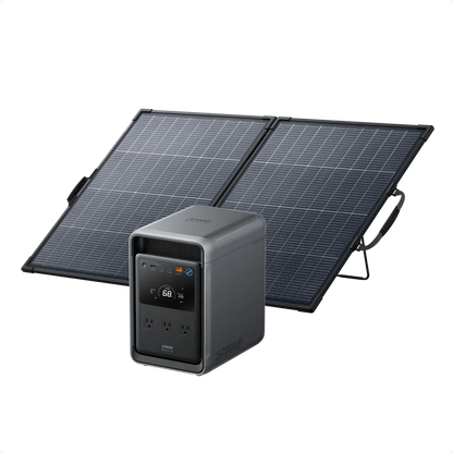 Anker SOLIX S2000 Solar Generator + 400W Portable Solar Panel