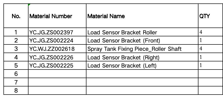 T40 Load Senor Bracket Kit