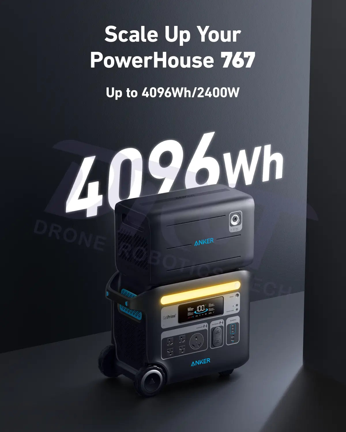Anker SOLIX BP2000 Expansion Battery - 2,048Wh LFP (For F2000 F2600) - Expansion Batteries