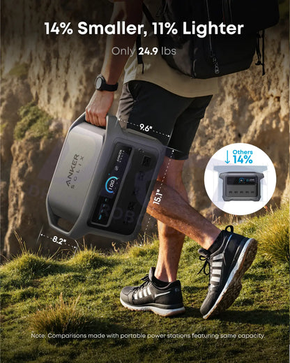 Anker SOLIX C1000X Gen 2 Portable Power Station - 1,024Wh | 2,000W (Refurbished) - Portable Power Stations