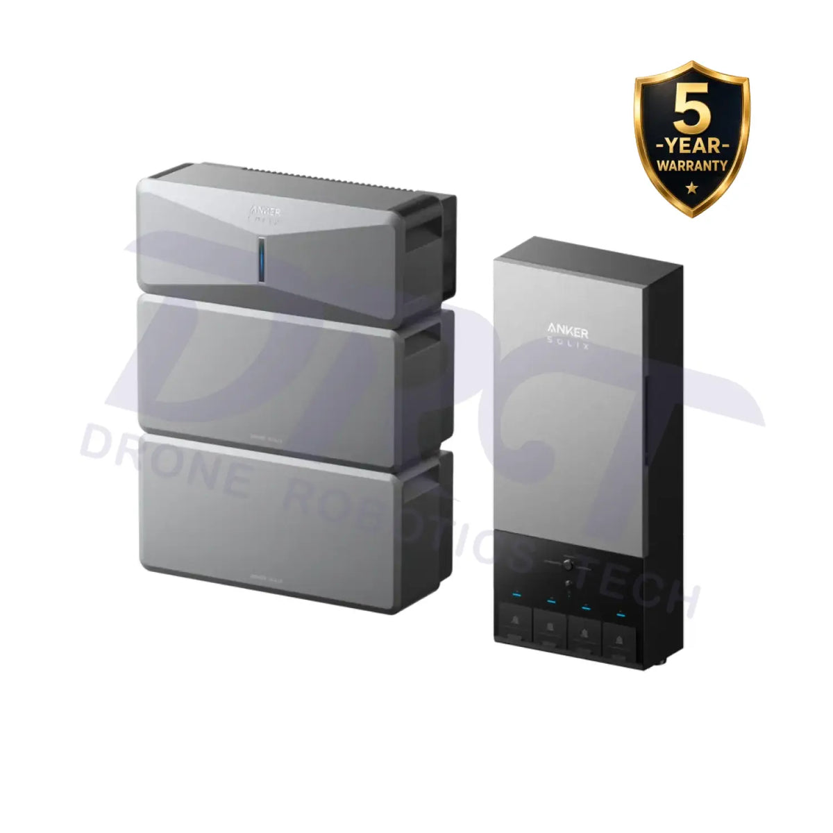 Anker SOLIX E10 Home Backup System with Power Dock - E10 (1×Power Module + 2×Battery + Power Dock) - Portable Power
