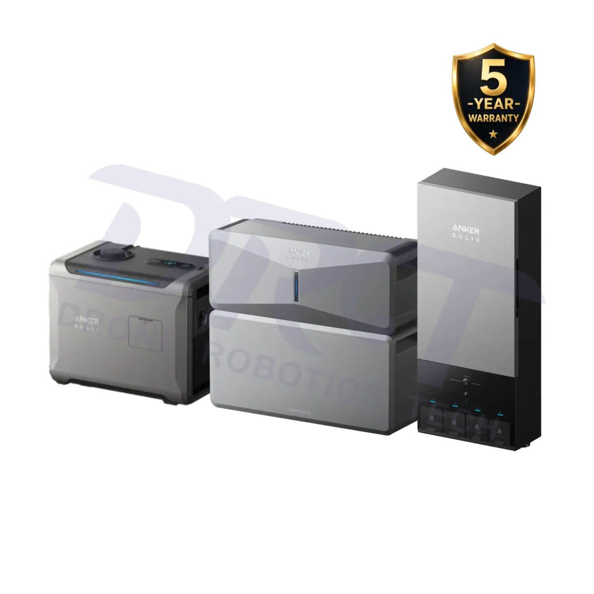 Anker SOLIX E10 Home Backup System with Power Dock & Smart Generator - E10 Kit (1x Power Module + 1x Battery + Power