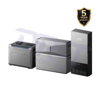 Anker SOLIX E10 Home Backup System with Power Dock & Smart Generator - E10 Kit (1x Power Module + 1x Battery + Power